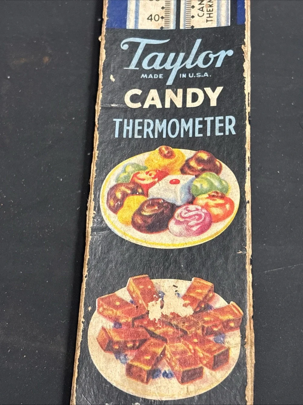 Taylor Green and Silver Candy & Jelly Thermometer